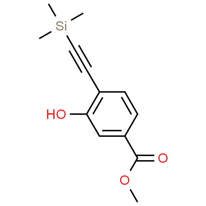 Methyl 3-hydroxy-4-((trimethylsilyl)ethynyl)benzoate