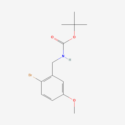 tert-Butyl 2-bromo-5-methoxybenzylcarbamate
