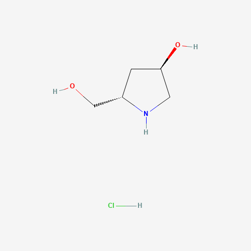 (3R,5S)-5-(Hydroxymethyl)pyrrolidin-3-ol hydrochloride