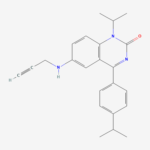 1-Isopropyl-4-(4-isopropylphenyl)-6-(prop-2-yn-1-ylamino)quinazolin-2(1H)-one