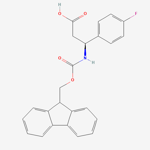 Fmoc-(S)-3-Amino-3-(4-fluoro-phenyl)-propionic acid