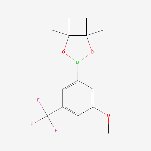 2-(3-Methoxy-5-(trifluoromethyl)phenyl)-4,4,5,5-tetramethyl-1,3,2-dioxaborolane