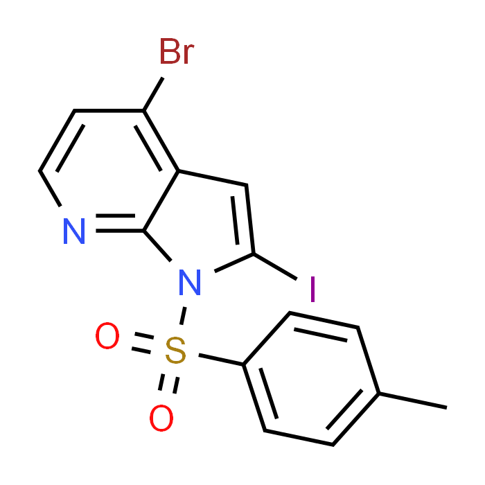 4-Bromo-2-iodo-1-tosyl-1H-pyrrolo[2,3-b]pyridine