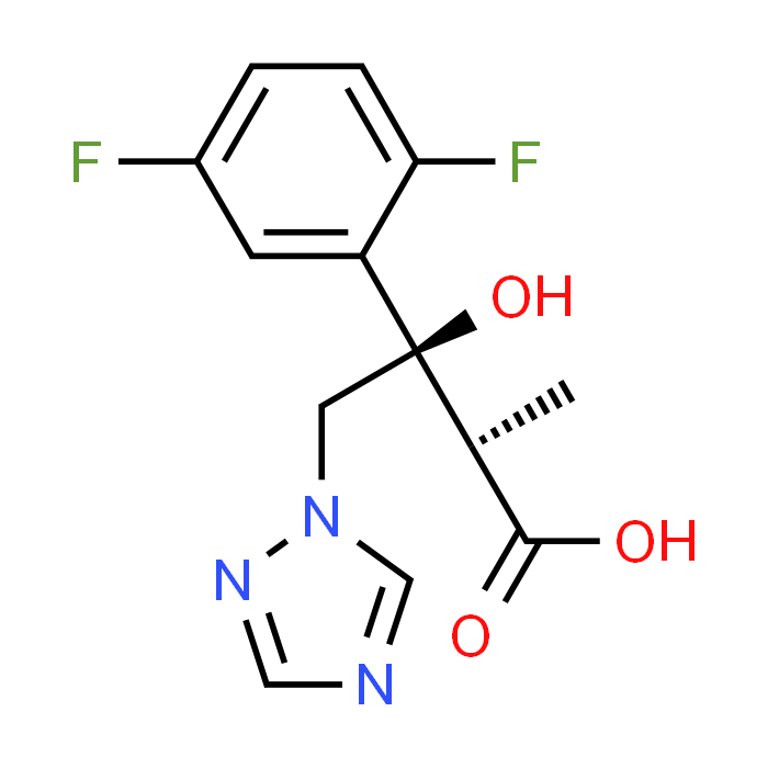 (2R,3R)-3-(2,5-Difluorophenyl)-3-hydroxy-2-methyl-4-(1H-1,2,4-triazol-1-yl)butanoic acid