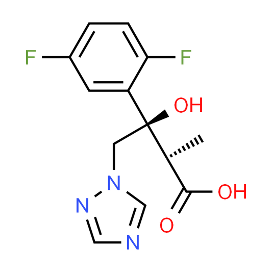 (2R,3R)-3-(2,5-Difluorophenyl)-3-hydroxy-2-methyl-4-(1H-1,2,4-triazol-1-yl)butanoic acid