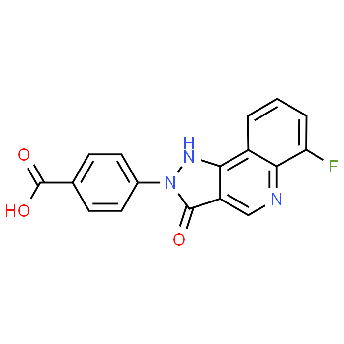 4-(6-Fluoro-3-oxo-3,5-dihydro-2H-pyrazolo[4,3-c]quinolin-2-yl)benzoic acid