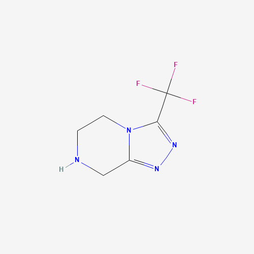 3-(Trifluoromethyl)-5,6,7,8-tetrahydro-[1,2,4]triazolo[4,3-a]pyrazine