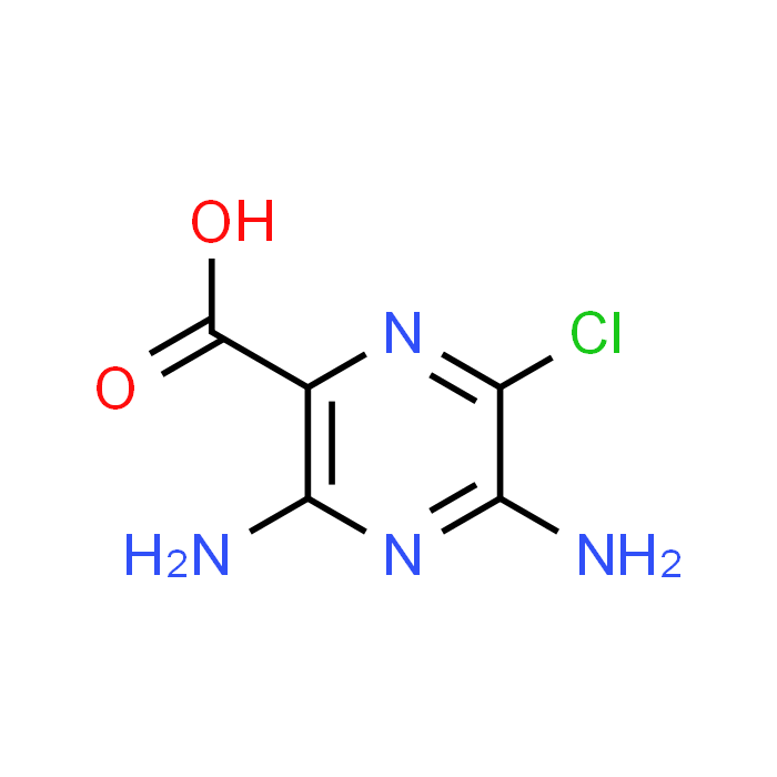3,5-Diamino-6-chloropyrazine-2-carboxylic acid