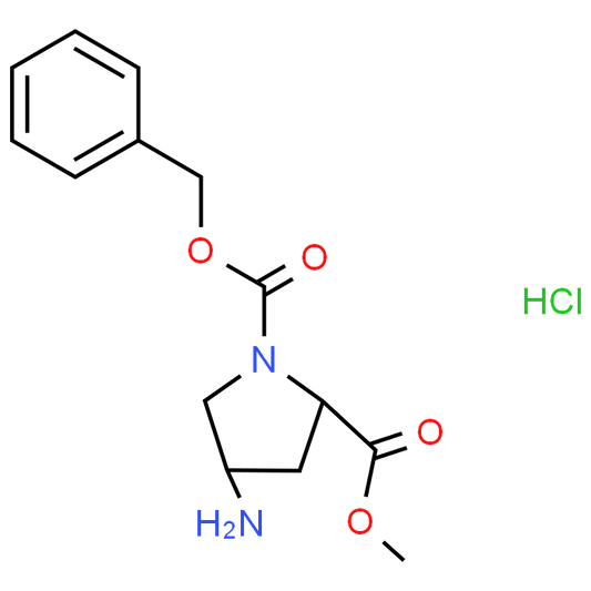 (2R,4S)-1-Benzyl 2-methyl 4-aminopyrrolidine-1,2-dicarboxylate hydrochloride