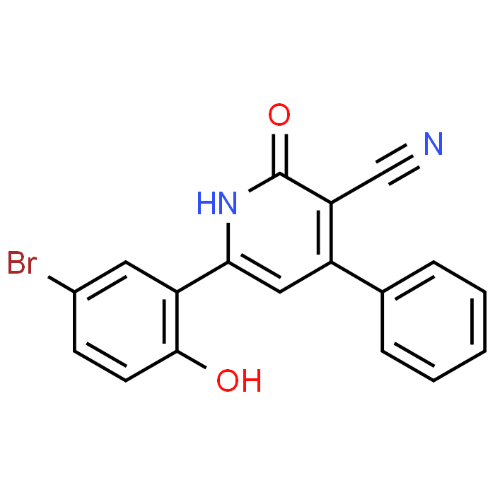 6-(5-Bromo-2-hydroxyphenyl)-2-oxo-4-phenyl-1,2-dihydropyridine-3-carbonitrile