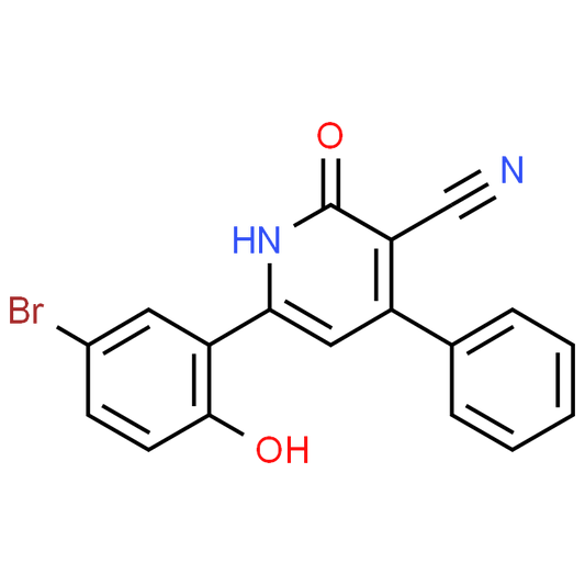 6-(5-Bromo-2-hydroxyphenyl)-2-oxo-4-phenyl-1,2-dihydropyridine-3-carbonitrile