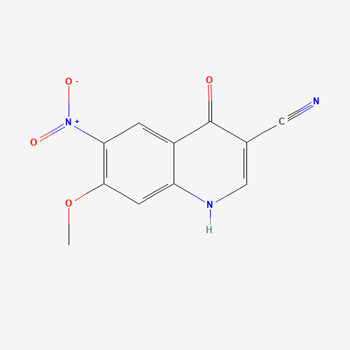 4-Hydroxy-7-methoxy-6-nitroquinoline-3-carbonitrile