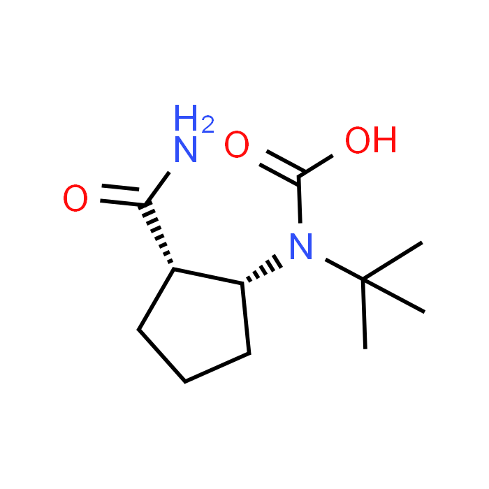 tert-Butyl rel-((1R,2S)-2-carbamoylcyclopentyl)carbamate
