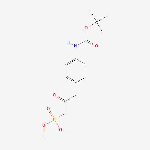 tert-Butyl (4-(3-(dimethoxyphosphoryl)-2-oxopropyl)phenyl)carbamate