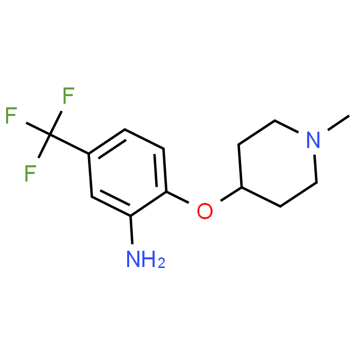 2-((1-Methylpiperidin-4-yl)oxy)-5-(trifluoromethyl)aniline