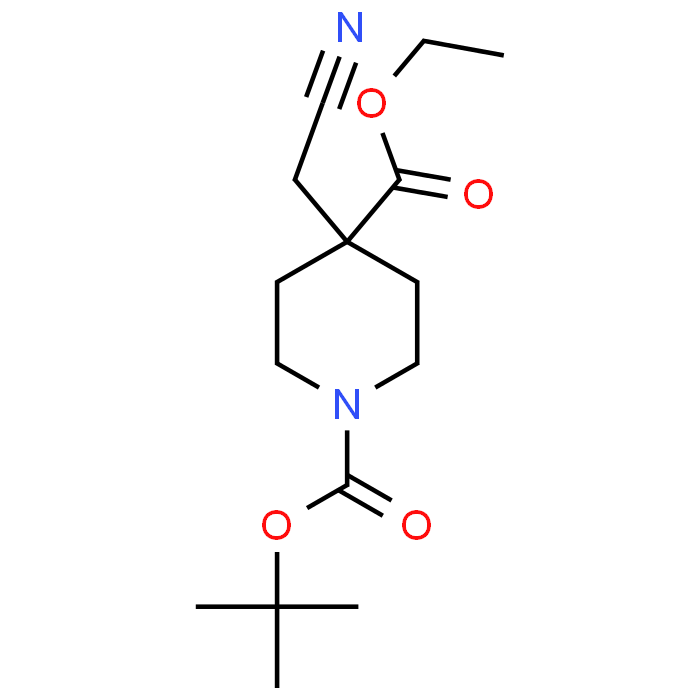1-tert-Butyl 4-ethyl 4-(cyanomethyl)piperidine-1,4-dicarboxylate