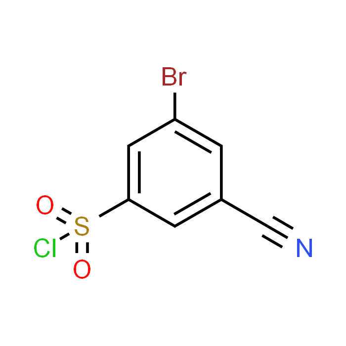 3-Bromo-5-cyanobenzene-1-sulfonyl chloride