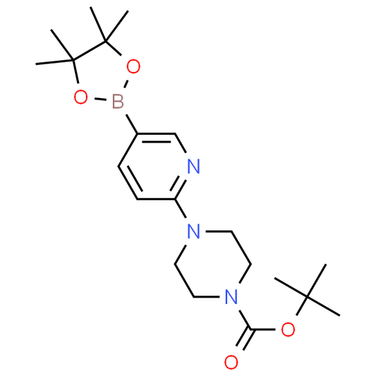 tert-Butyl 4-(5-(4,4,5,5-tetramethyl-1,3,2-dioxaborolan-2-yl)pyridin-2-yl)piperazine-1-carboxylate