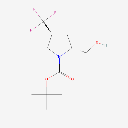 tert-butyl (2R,4R)-2-(hydroxymethyl)-4-(trifluoromethyl)pyrrolidine-1-carboxylate
