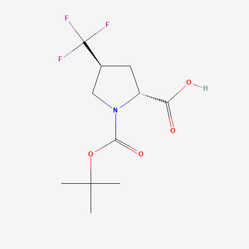 (2R,4S)-1-(tert-Butoxycarbonyl)-4-(trifluoromethyl)pyrrolidine-2-carboxylic acid