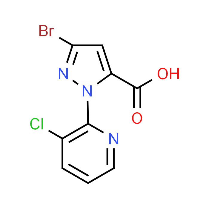 3-Bromo-1-(3-chloropyridin-2-yl)-1H-pyrazole-5-carboxylic acid