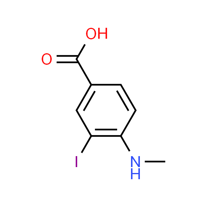 3-Iodo-4-(methylamino)benzoic acid