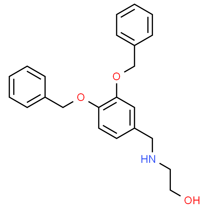 2-((3,4-Bis(benzyloxy)benzyl)amino)ethan-1-ol