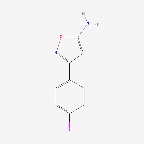 3-(4-Iodophenyl)-1,2-oxazol-5-amine