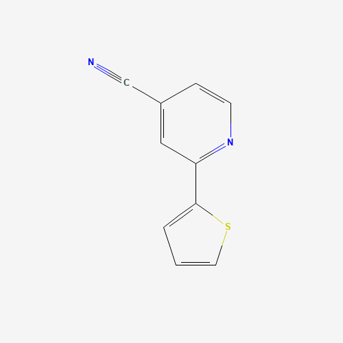 2-(Thiophen-2-yl)isonicotinonitrile