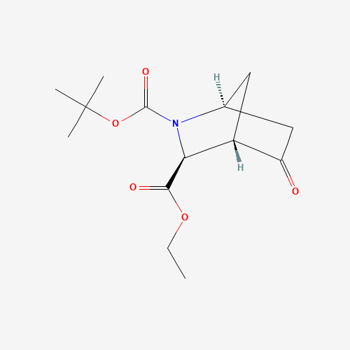 (1S,3S,4S)-2-tert-Butyl 3-ethyl 5-oxo-2-azabicyclo[2.2.1]heptane-2,3-dicarboxylate