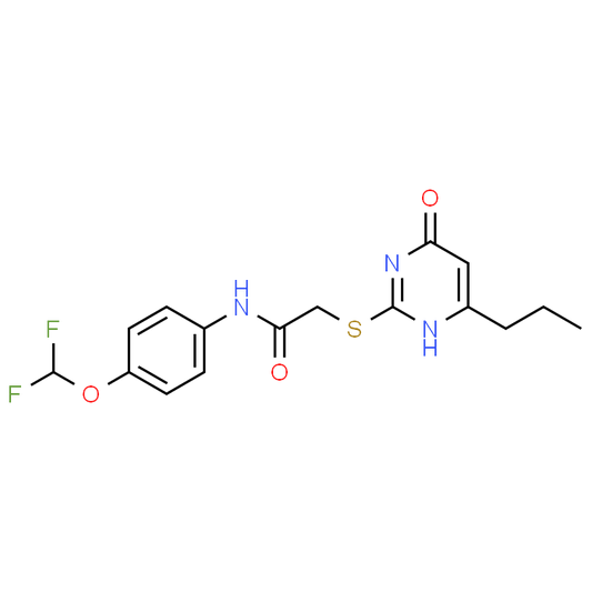 N-(4-(Difluoromethoxy)phenyl)-2-((6-oxo-4-propyl-1,6-dihydropyrimidin-2-yl)thio)acetamide
