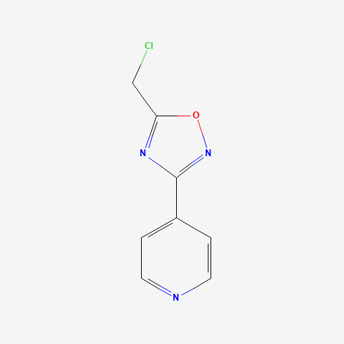 5-(Chloromethyl)-3-(pyridin-4-yl)-1,2,4-oxadiazole
