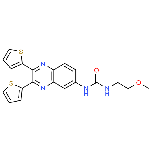 1-(2,3-Di(thiophen-2-yl)quinoxalin-6-yl)-3-(2-methoxyethyl)urea