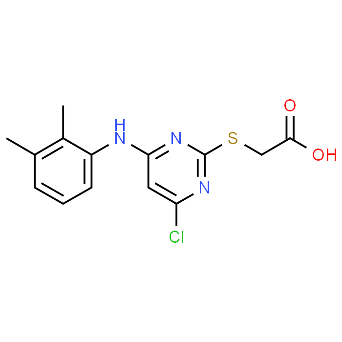 2-((4-Chloro-6-((2,3-dimethylphenyl)amino)pyrimidin-2-yl)thio)acetic acid