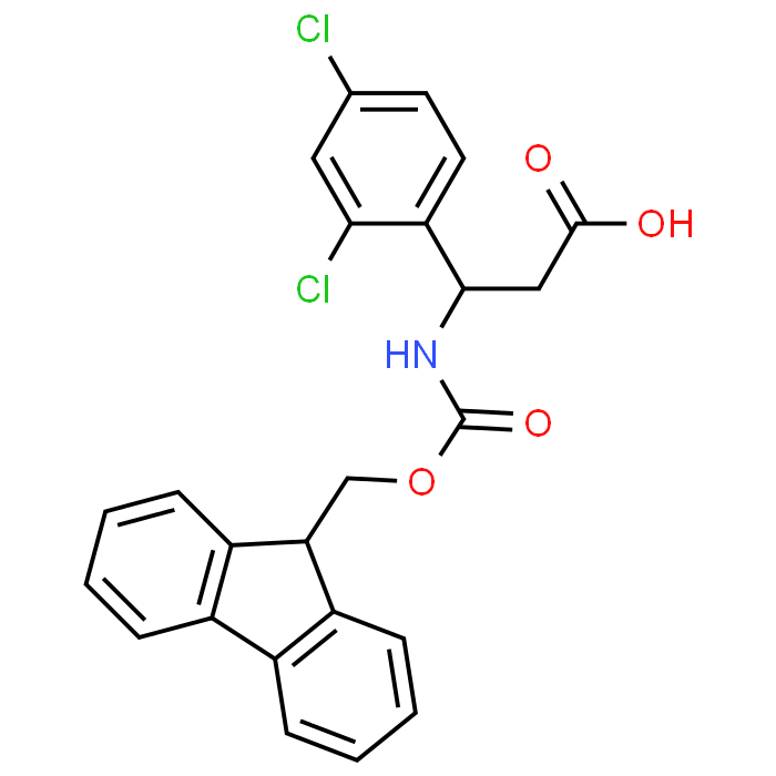 (R)-3-((((9H-Fluoren-9-yl)methoxy)carbonyl)amino)-3-(2,4-dichlorophenyl)propanoic acid