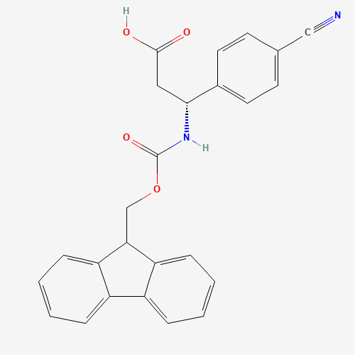 Fmoc-(R)-3-Amino-3-(4-cyano-phenyl)-propionicacid