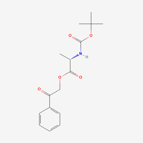 (S)-2-Oxo-2-phenylethyl 2-((tert-butoxycarbonyl)amino)propanoate