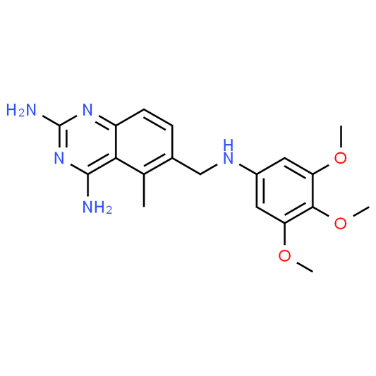 5-Methyl-6-(((3,4,5-trimethoxyphenyl)amino)methyl)quinazoline-2,4-diamine