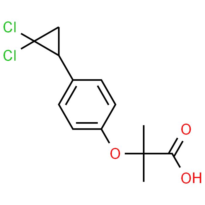 2-(4-(2,2-Dichlorocyclopropyl)phenoxy)-2-methylpropanoic acid