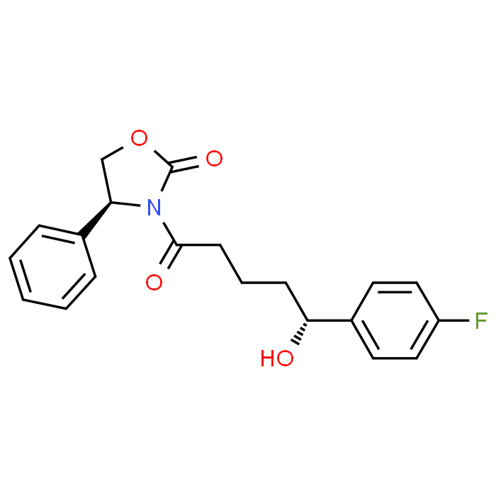 (S)-3-((R)-5-(4-Fluorophenyl)-5-hydroxypentanoyl)-4-phenyloxazolidin-2-one