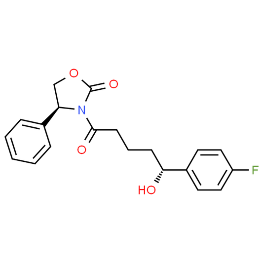 (S)-3-((R)-5-(4-Fluorophenyl)-5-hydroxypentanoyl)-4-phenyloxazolidin-2-one