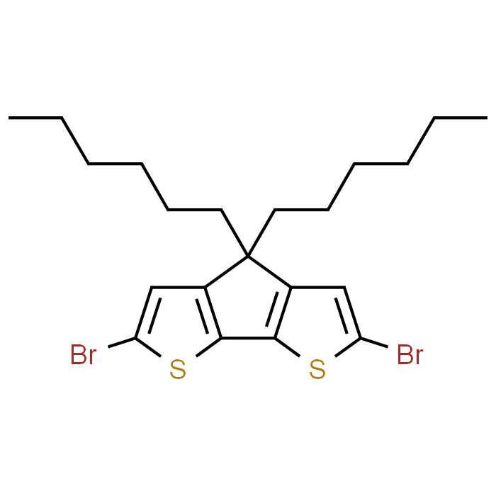 2,6-Dibromo-4,4-dihexyl-4H-cyclopenta[1,2-b:5,4-b']dithiophene