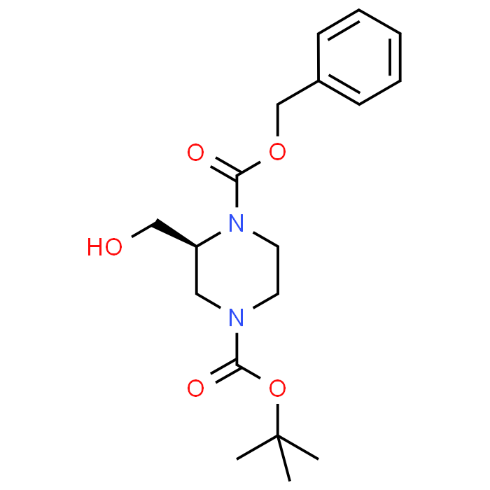 (S)-1-Benzyl 4-tert-butyl 2-(hydroxymethyl)piperazine-1,4-dicarboxylate