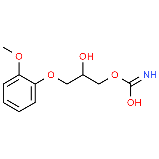 2-Hydroxy-3-(2-methoxyphenoxy)propyl carbamate