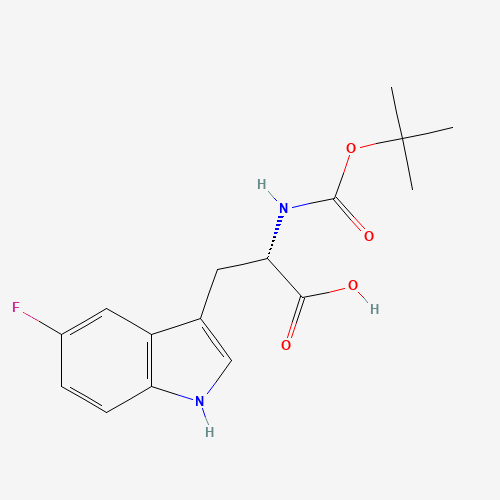(S)-2-((tert-Butoxycarbonyl)amino)-3-(5-fluoro-1H-indol-3-yl)propanoic acid