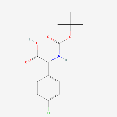 (R)-2-((tert-Butoxycarbonyl)amino)-2-(4-chlorophenyl)acetic acid