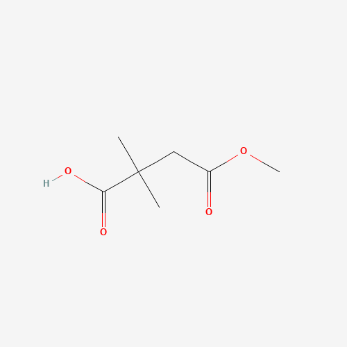 4-Methoxy-2,2-dimethyl-4-oxobutanoic acid