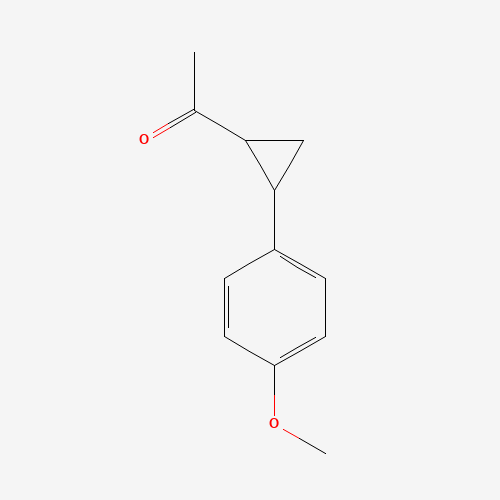 1-[2-(4-Methoxyphenyl)cyclopropyl]ethan-1-one