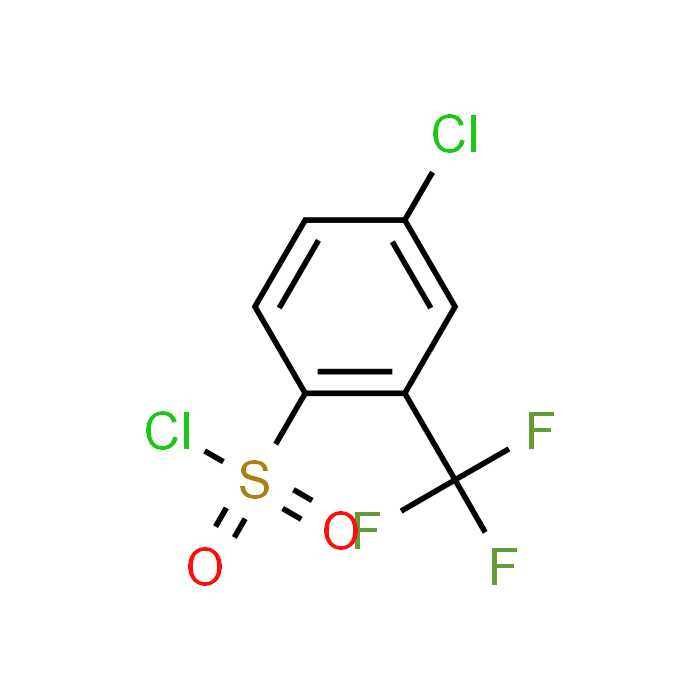4-Chloro-2-(trifluoromethyl)benzene-1-sulfonyl chloride