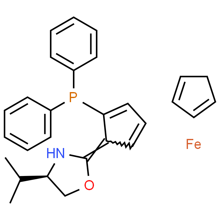 (R,Sp)-[2-(4'-i-Propyloxazolin-2'-yl)ferrocenyl]diphenylphosphine